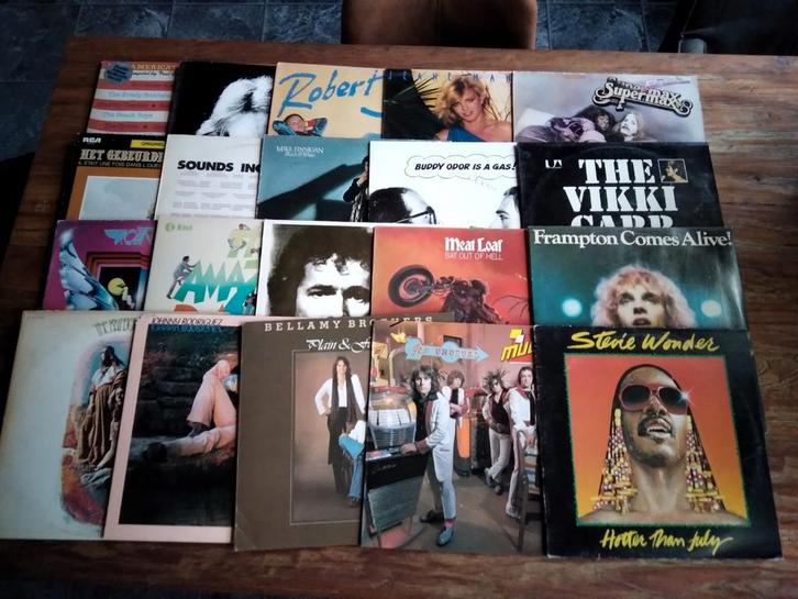 20 lp verzameling pop jaren 70 in 8 foto's, Cd's en Dvd's, Vinyl | Pop, Gebruikt, 1960 tot 1980, 12 inch, Ophalen of Verzenden