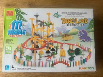 Marble mania race game knikkerbaan dinoland 278 delig 