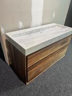 Badkamer meubel met marmer blad, Huis en Inrichting, Ophalen of Verzenden, Nieuw, 50 tot 75 cm, Minder dan 100 cm