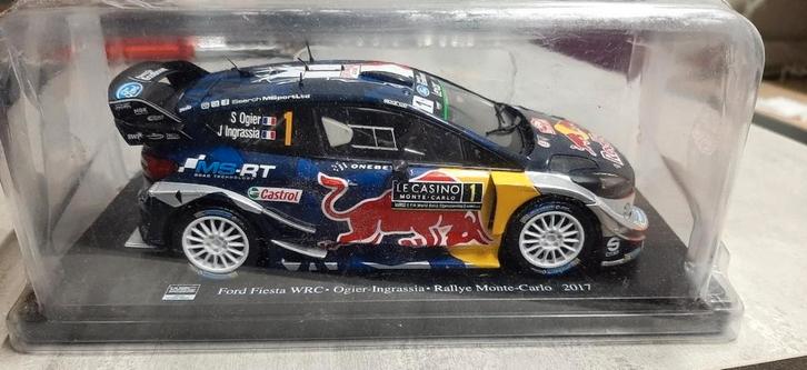Ford fiesta wrc #1 ogier/ingrassia rally monte carlo, Hobby en Vrije tijd, Modelauto's | 1:24, Nieuw, Auto, Overige merken, Ophalen of Verzenden