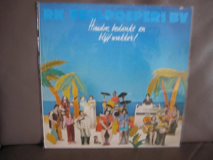 RK Veulpoepers BV* – Houdoe, Bedankt En Blijf Wakker!, Cd's en Dvd's, Vinyl | Nederlandstalig, Zo goed als nieuw, Rock, 12 inch