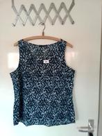 58 Blauw panter print topje van Atmosphere maat 42, Kleding | Dames, Tops, Blauw, Maat 42/44 (L), Zonder mouw, Ophalen of Verzenden