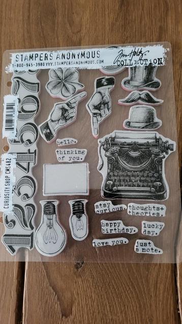 Stampers Anonymous/Tim Holtz Curiosity Shop CMS482 beschikbaar voor biedingen