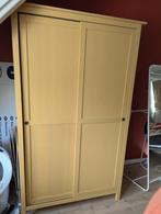 Ikea Hemnes kledingkast geel - 2 schuifdeuren, Huis en Inrichting, Kasten | Kledingkasten, Ophalen, Gebruikt, 100 tot 150 cm, 200 cm of meer