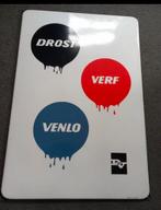 Origineel Emaille reclamebord van Drost Verf Venlo, Ophalen