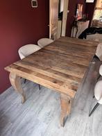 Eettafel robuust hout, Ophalen, 200 cm of meer, 50 tot 100 cm, Zo goed als nieuw