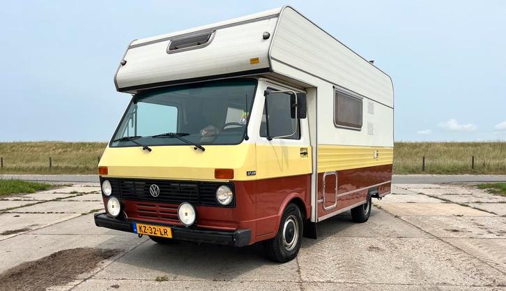 Klassieke Karmann Mobiel VW LT28D Camper belastingvrij, Caravans en Kamperen, Campers, Particulier, tot en met 5, Half-integraal