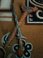 Antieke Keris Naga Weling Kinatah Goud Madura Keleng SVD27, Verzenden