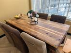 Stevige teakhouten eettafel (185cm), Huis en Inrichting, Tafels | Eettafels, Ophalen, Gebruikt, Teakhout, 50 tot 100 cm