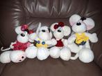 set van 4 lieve Diddl en Diddlina knuffels, Verzamelen, Diddl, Ophalen of Verzenden, Verschillende figuren, Zo goed als nieuw