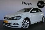 Volkswagen Polo 1.0 TSI Highline Automaat Clima Cruise Contr, Stof, Gebruikt, Met garantie (alle), Wit