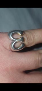 Zilveren Open Ring 925 - Nummer 3, Ophalen of Verzenden, Zo goed als nieuw, Dame of Heer, Zilver
