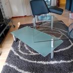 Salontafel glas 60x120 gratis, Huis en Inrichting, Tafels | Salontafels, Ophalen, Gebruikt, 100 tot 150 cm, 50 tot 100 cm