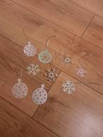 Mooie zilverkleurige hangers voor in de kerstboom., Ophalen of Verzenden, Zo goed als nieuw