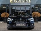 BMW 1-serie 118i Sport|LED|CLIMATE|KEYLESS|17''|LEDER, Achterwielaandrijving, Gebruikt, 4 cilinders, 1290 kg