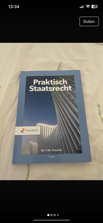 Y.M. Visscher - Praktisch Staatsrecht beschikbaar voor biedingen