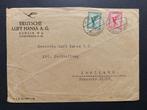 Originele Deutsche Luft Hansa envelop uit 1928 (LU6), Postzegels en Munten, Brieven en Enveloppen | Buitenland, Envelop, Ophalen of Verzenden