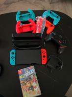 Nintendo Switch OLED + Mario Kart 8 + Paw Patrol, Gebruikt, Racen en Vliegen, Eén computer, Ophalen of Verzenden