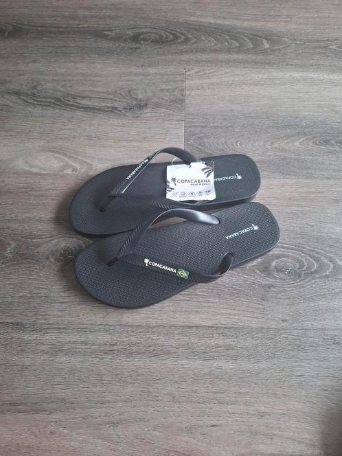 Nieuw heren Copacabana teenslippers Zwart, Kleding | Heren, Schoenen, Sandalen, Zwart, Ophalen of Verzenden