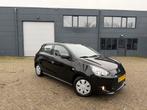 Mitsubishi Space Star 1.0| Dealer onderh| Airco| Nwe APK|, Auto's, Voorwielaandrijving, Stof, Zwart, Bedrijf