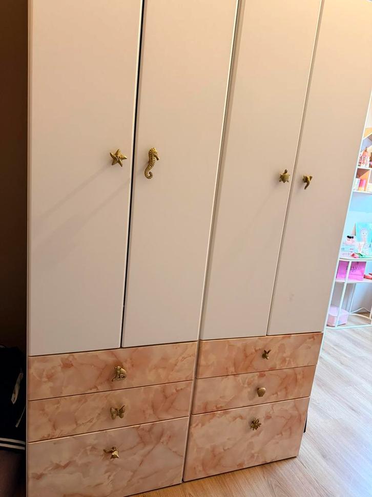 Smastad/platsa ikea dubbele kast kinderkamer 6 lades, Kinderen en Baby's, Kinderkamer | Commodes en Kasten, Gebruikt, 105 cm of meer