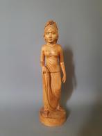 Balinese dame sandelhout 1930 bali indonesie beeld, Antiek en Kunst, Kunst | Beelden en Houtsnijwerken, Ophalen of Verzenden