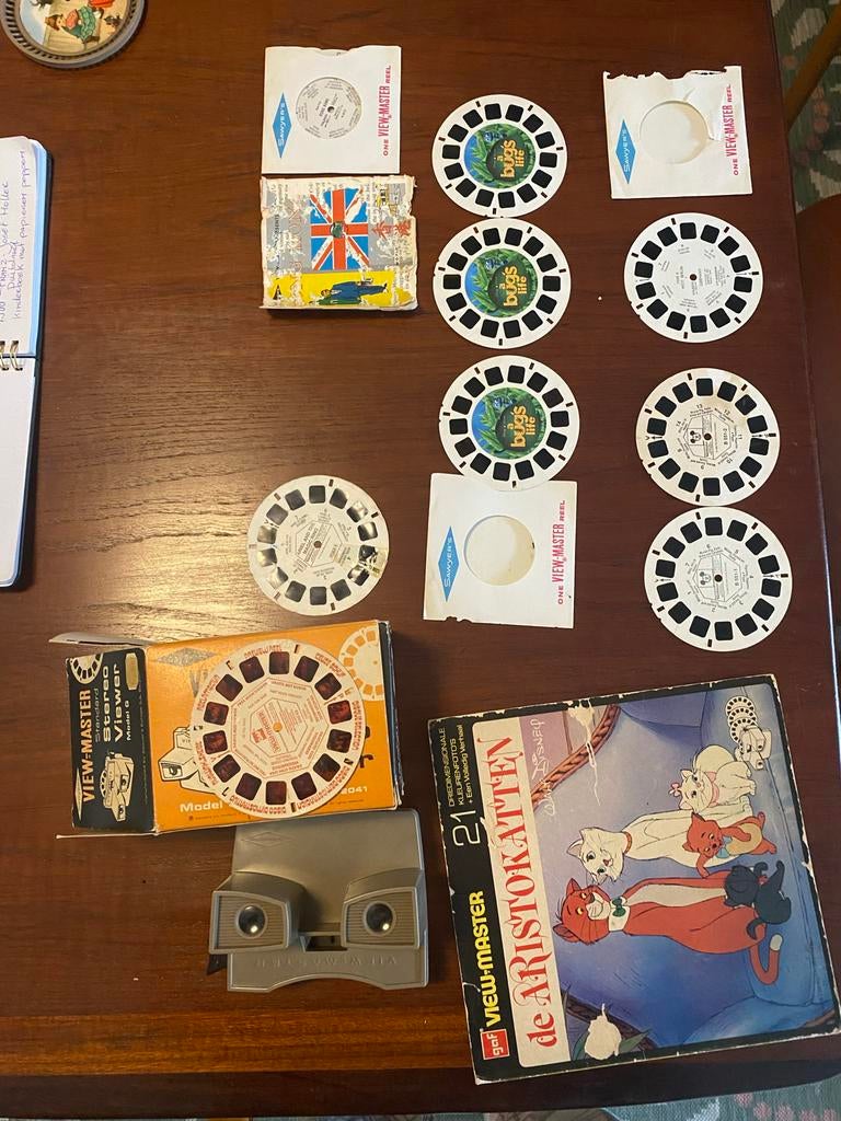 View-Master met extra reels en toebehoren, Ophalen of Verzenden, Gebruikt