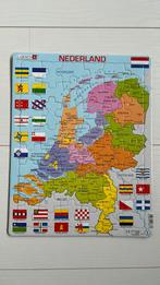 Leuke en leerzame puzzel van de kaart van Nederland, Ophalen of Verzenden, Zo goed als nieuw