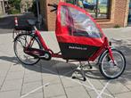 2dehands elektrische Bakfietsnl Cargo Classic Short - rood, Overige merken, 3 kinderen, Ophalen of Verzenden, Zo goed als nieuw