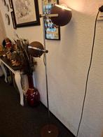 Vintage Space Age Vloerlamp -bruin  Gepo Amsterdam '70, Huis en Inrichting, Lampen | Vloerlampen, Ophalen of Verzenden, Gebruikt