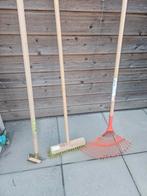 Tuingereedschap - Hark, Bezem, Onkruidsteker, Tuin en Terras, Ophalen, Zo goed als nieuw, Onkruidsteker