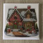 Diamond painting kerstkaart met envelop, Ophalen of Verzenden, Zo goed als nieuw
