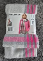 Super zachte grijze roze sjaal shawl pashmina, Kleding | Dames, Ophalen of Verzenden, Nieuw, Sjaal