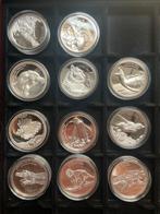 11x 50 jaar WWF penningen Endangered Wildlife, Ophalen of Verzenden, Overige materialen