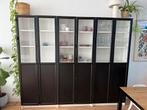 IKEA Billy/Oxberg Vitrinekasten - 3 stuks, Ophalen, Gebruikt, 200 cm of meer, 50 tot 100 cm