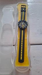 Flik Flak horloge - Nieuwe batterij, originele verpakking, Ophalen of Verzenden, Zo goed als nieuw, Geel, Jongen of Meisje