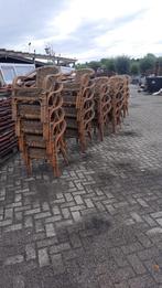 Rotan stoelen 24 stuks, Ophalen, Gebruikt, Rotan, Stapelbaar