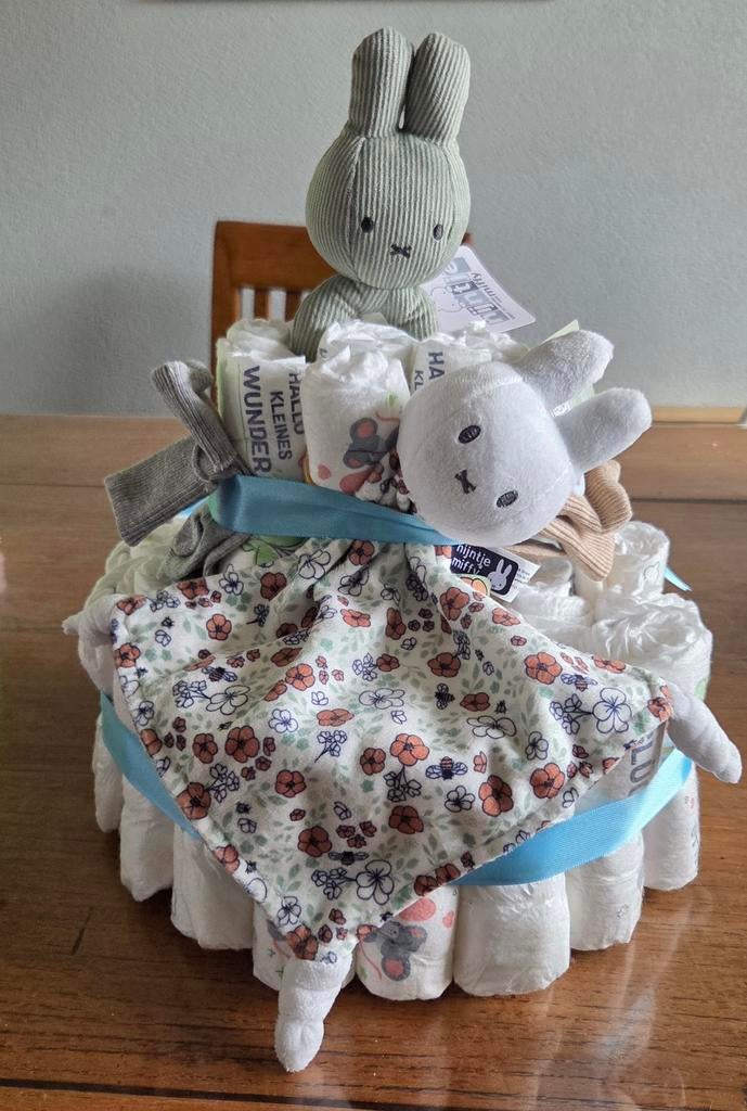 Luiertaart Nijntje - Leuk kraamcadeau!, Kinderen en Baby's, Kraamcadeaus en Geboorteborden, Nieuw, Kraamcadeau, Ophalen of Verzenden