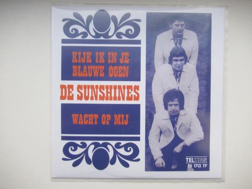 DE SUNSHINES # KIJK IK IN JE BLAUWE OGEN / WACHT OP MIJ., Cd's en Dvd's, Vinyl | Nederlandstalig, Gebruikt, Levenslied of Smartlap