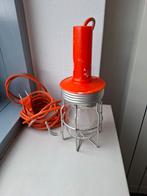 Vintage industriele looplamp (kooilamp), Ophalen of Verzenden, Minder dan 50 cm
