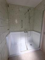 Douchecabine voor Senioren -Incl. Glazen Deur, Ophalen, Gebruikt, Chroom, Douche