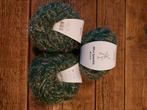 Groen glitter garen - Nieuw - 3 bollen, Ophalen of Verzenden, Nieuw, Breien of Haken, Wol of Garen