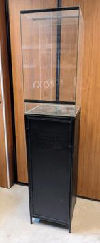Terrarium 40x40x70 met locker 40x40x112, Ophalen, Zo goed als nieuw, Terrarium of Paludarium