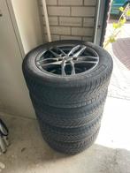 Winterbanden op lichtmetalen velg, oa Renault en Nissan, Auto-onderdelen, Banden en Velgen, Ophalen, Banden en Velgen, 17 inch