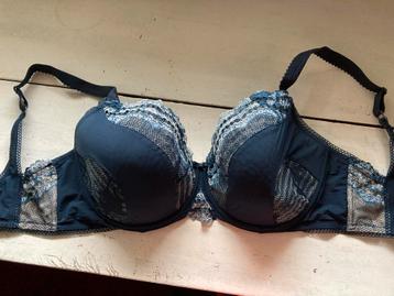 Pleasure State BH 75G & String M - Blauw Kant beschikbaar voor biedingen