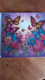 Kaart met envelop. Diamond painting. Vlinders., Ophalen of Verzenden, Nieuw, Dieren