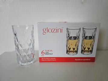 Gloednieuwe Glazen - Glozini Tokya 6 stuks