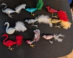 Te koop: 9 glazen kerstvogeltjes (modern glas), Diversen, Kerst, Ophalen of Verzenden, Gebruikt
