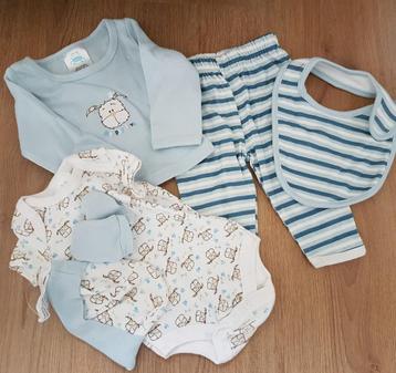 6-delige set blauw/wit maat 50 *NieuW* .a beschikbaar voor biedingen