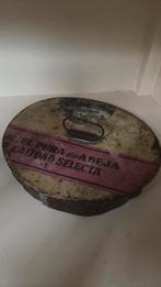 Vintage spaanse oude honing blik ton deksel, Ophalen of Verzenden, Gebruikt, Overige